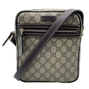 Authentic  Gucci GG Supreme Beige Crossbody bag